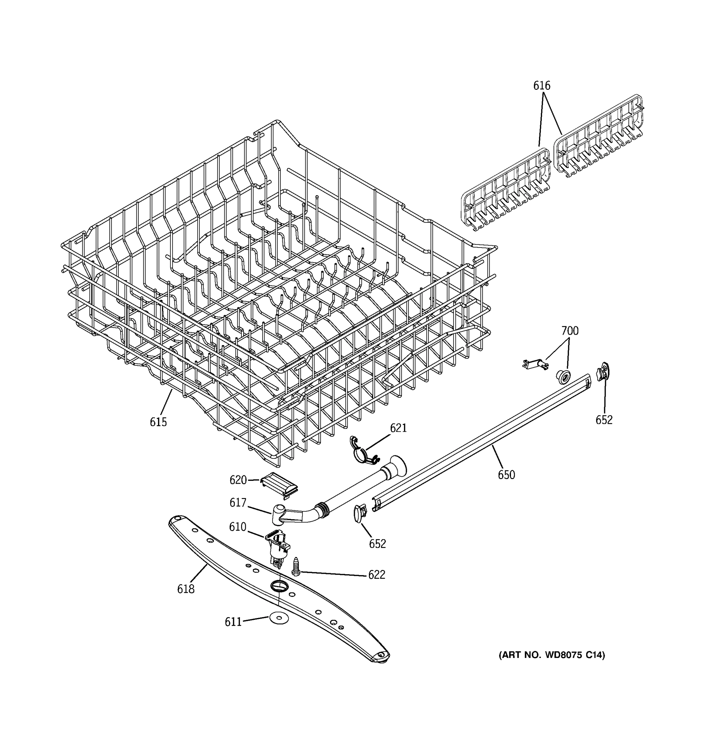 UPPER RACK ASSEMBLY
