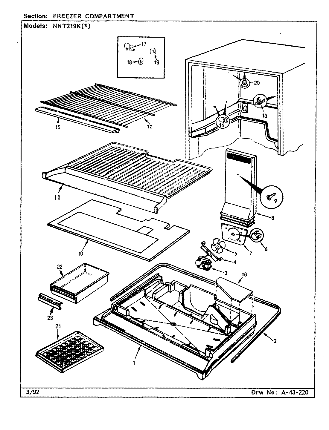 01 - FREEZER COMPARTMENT
