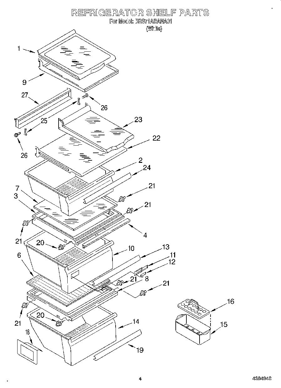03 - REFRIGERATOR SHELF