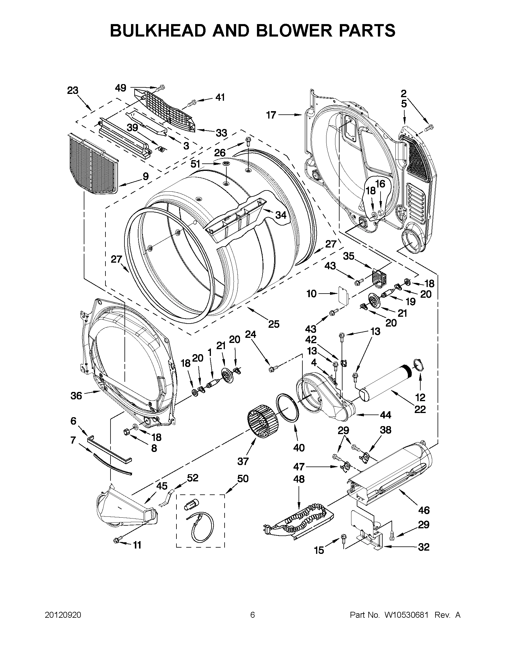 03 - BULKHEAD AND BLOWER PARTS