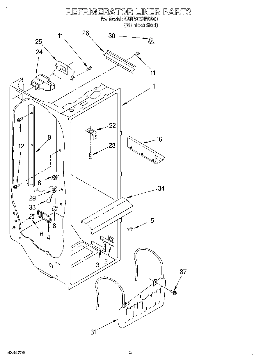 02 - REFRIGERATOR LINER