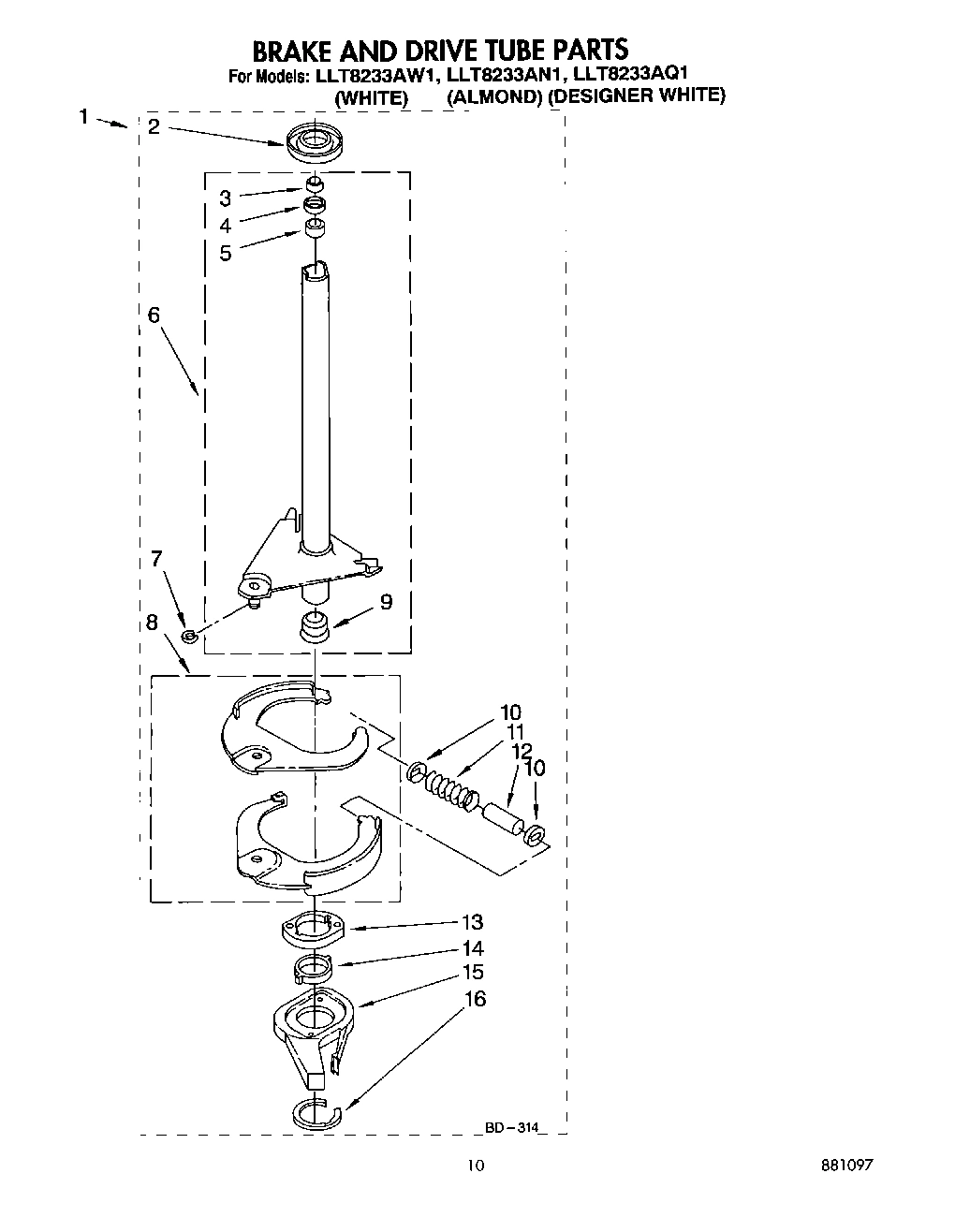 08 - BRAKE AND DRIVE TUBE