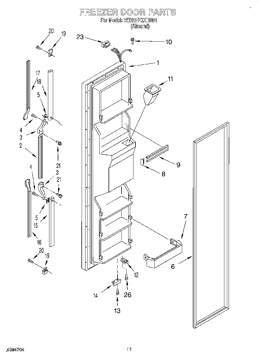 08 - FREEZER DOOR