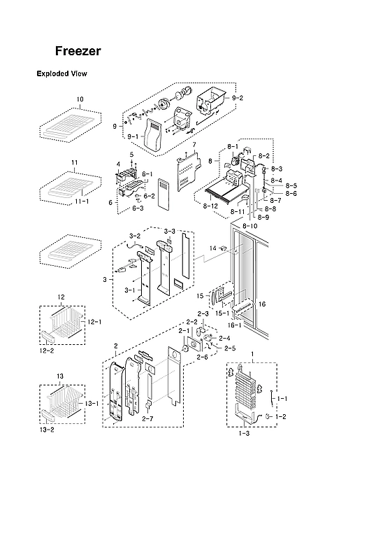 FREEZER PARTS