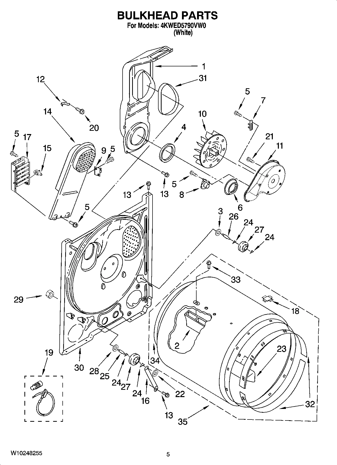 03 - BULKHEAD PARTS, OPTIONAL PARTS (NOT INCLUDED)