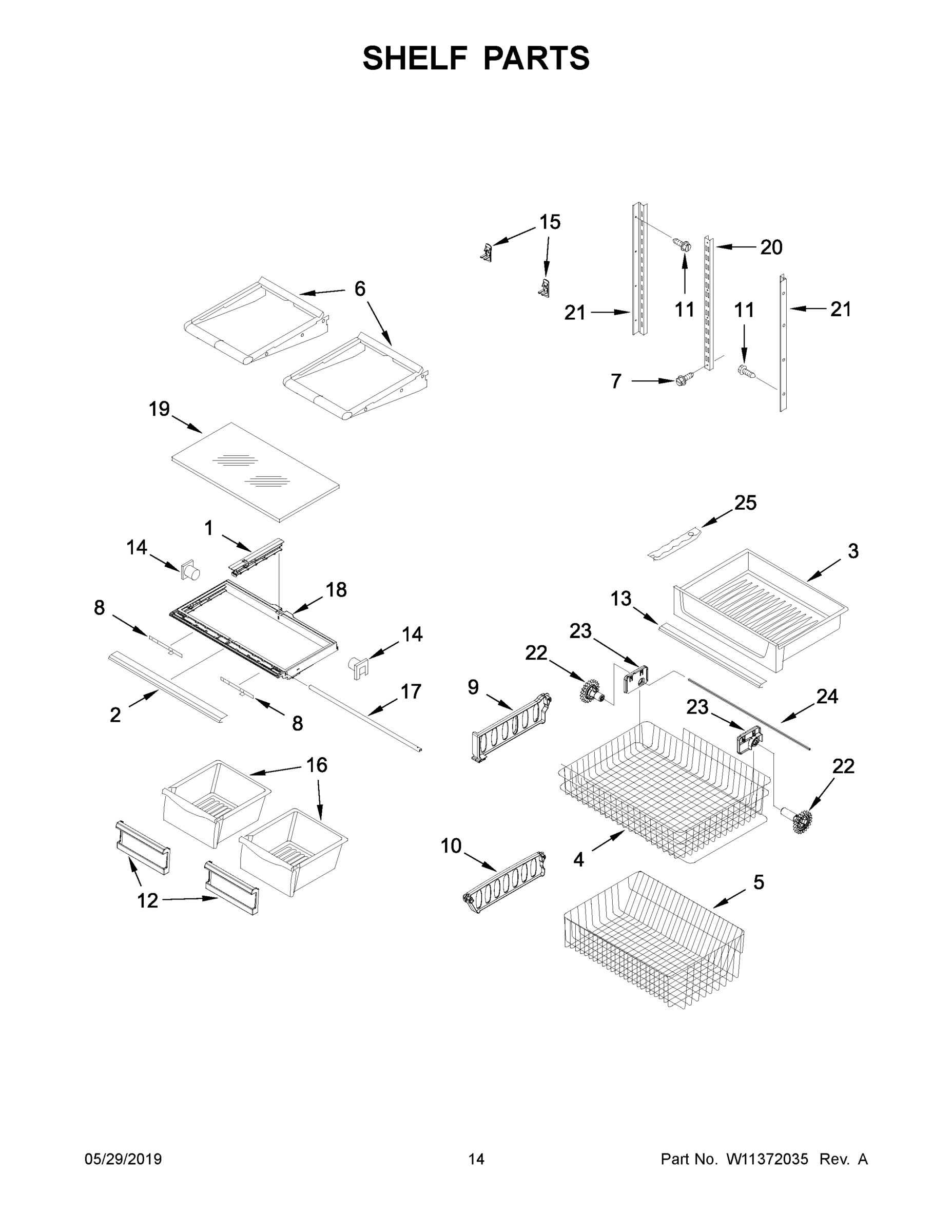 08 - SHELF PARTS