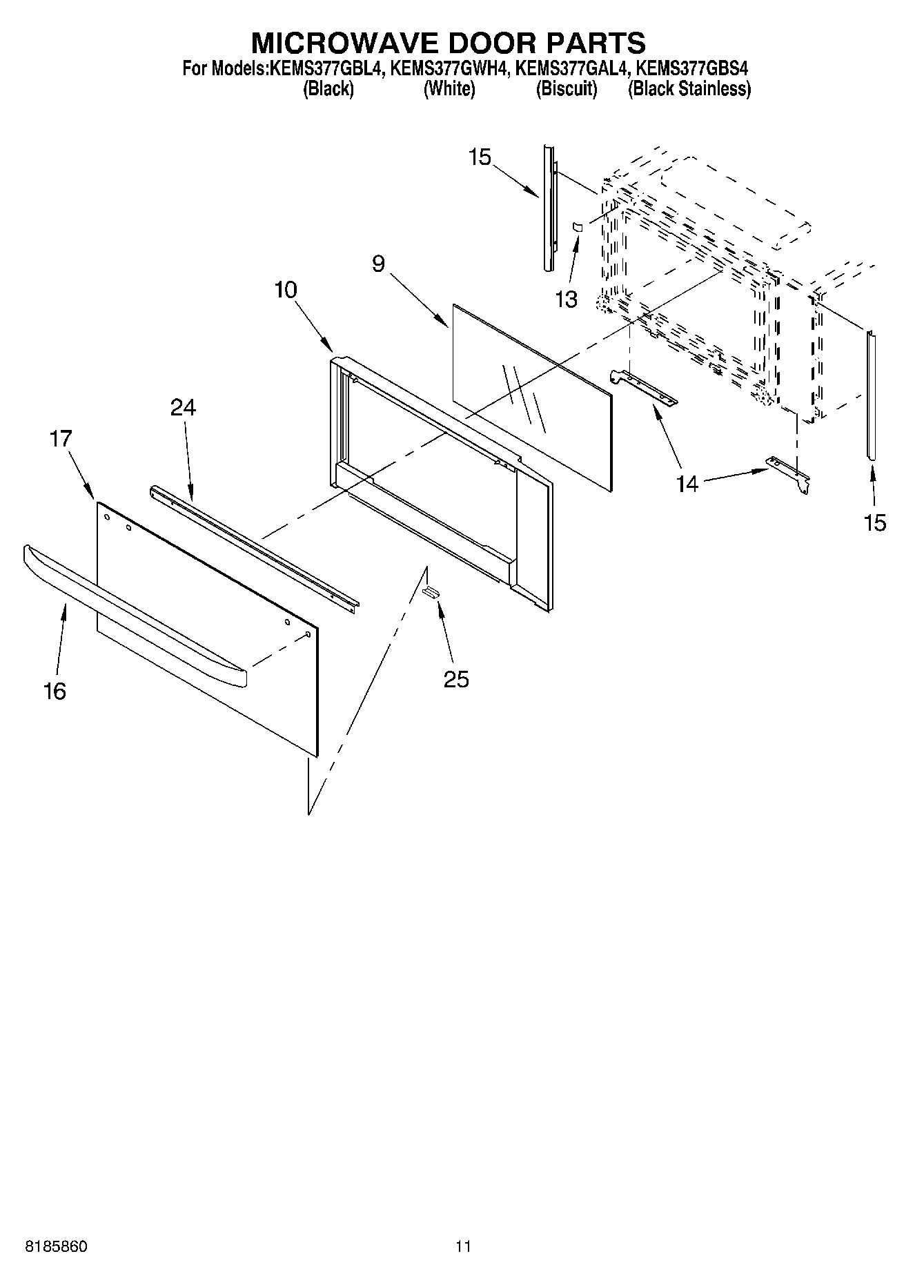 09 - MICROWAVE DOOR