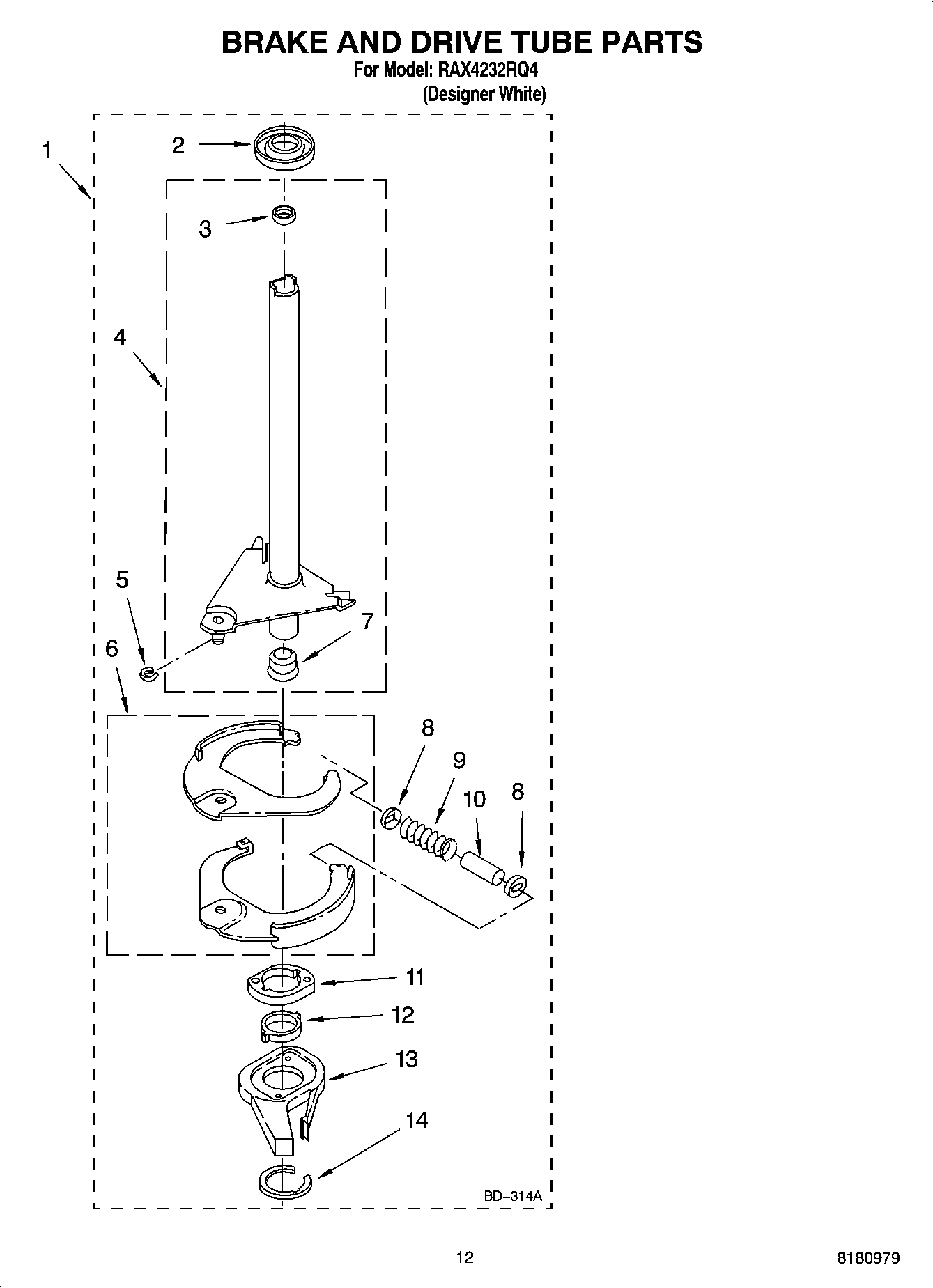 08 - BRAKE AND DRIVE TUBE PARTS