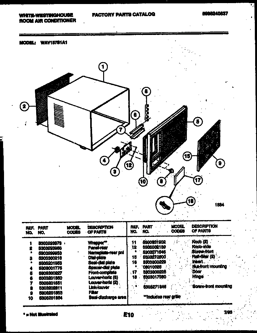02 - CABINET PARTS