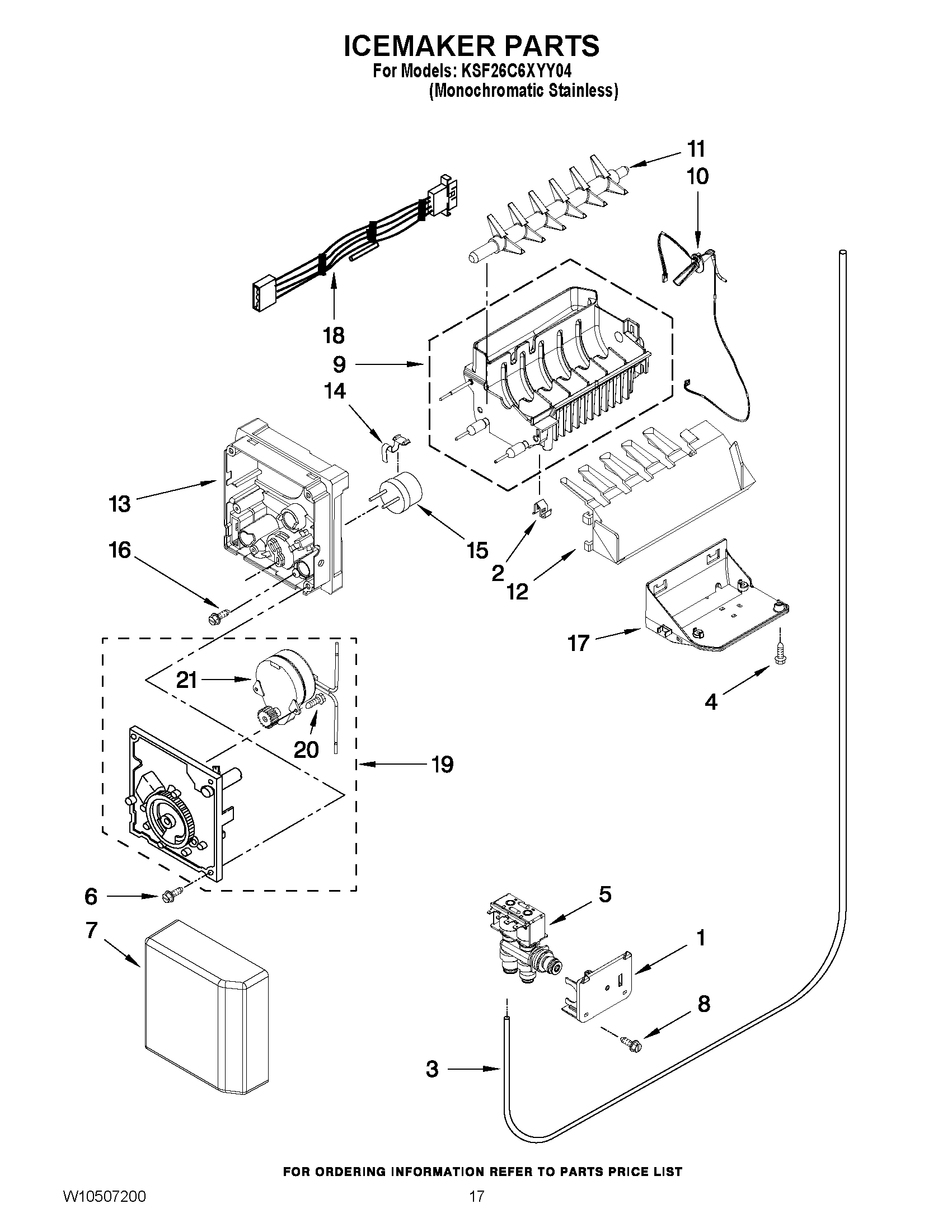 11 - ICEMAKER PARTS