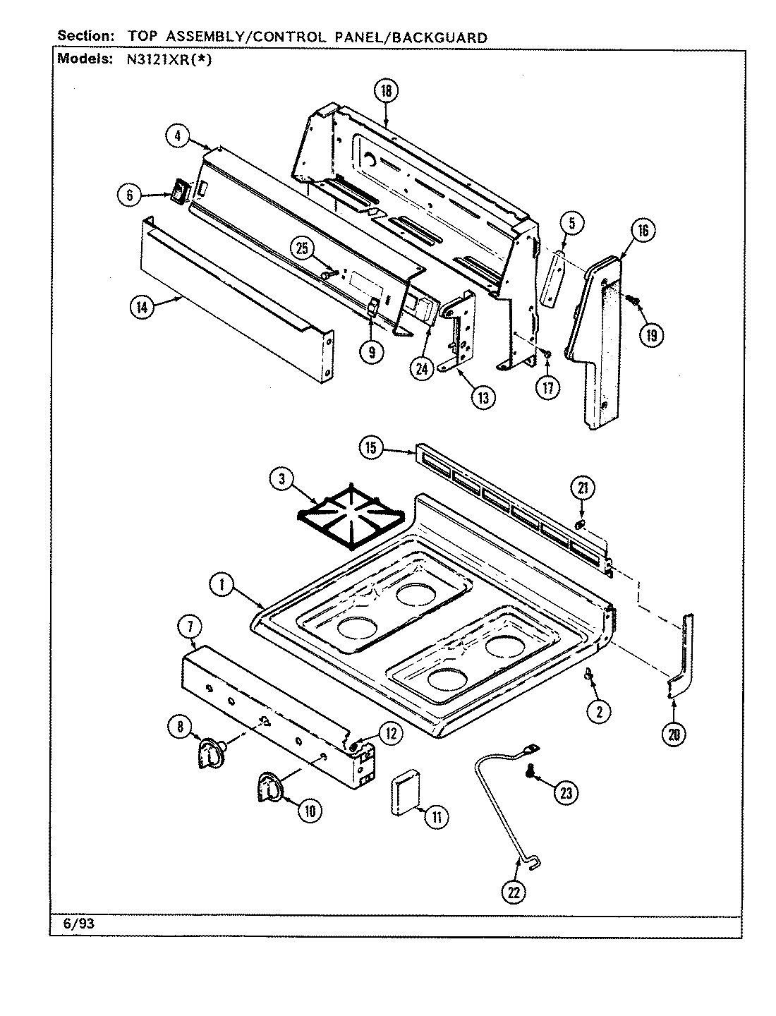 07 - TOP ASSEMBLY (N3121XRx)