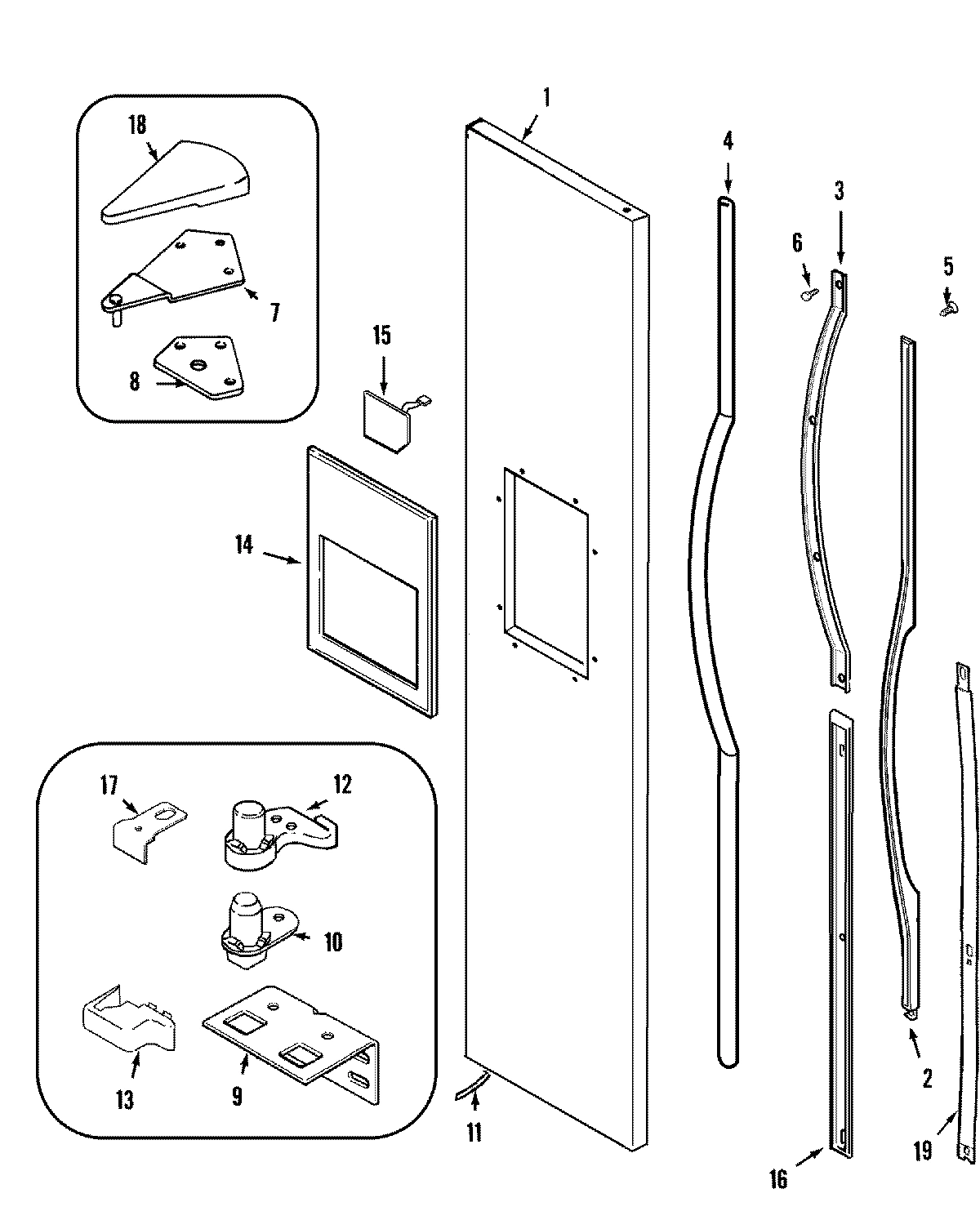 07 - FREEZER OUTER DOOR