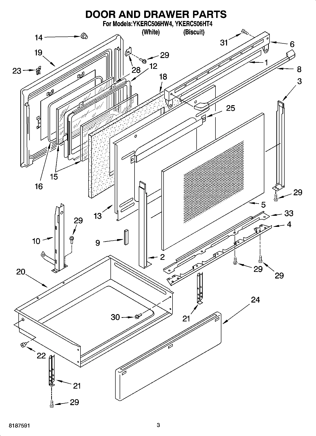 03 - DOOR AND DRAWER PARTS