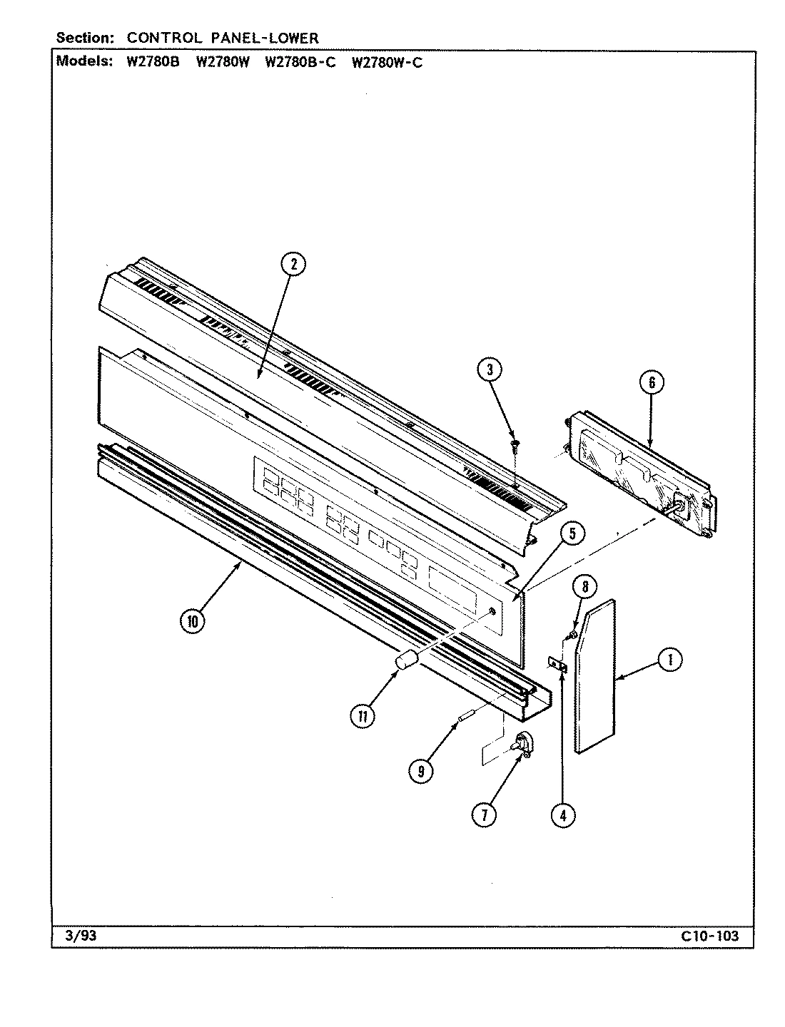 04 - CONTROL PANEL (LOWER)