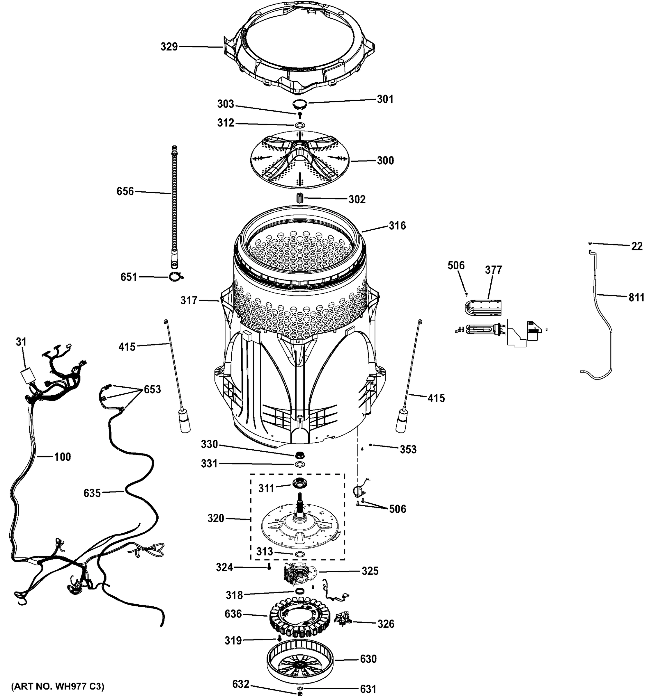 TUB & MOTOR