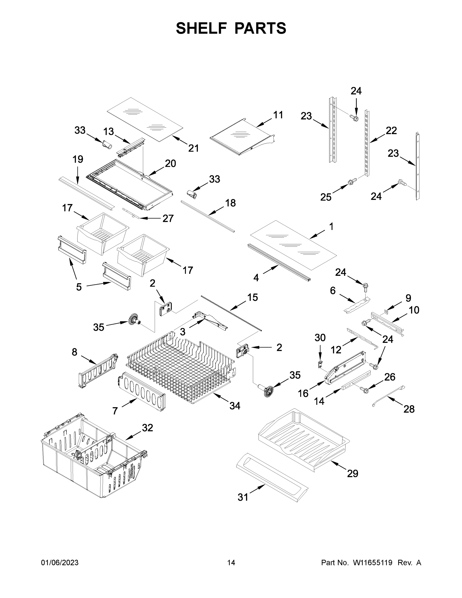 08 - SHELF PARTS