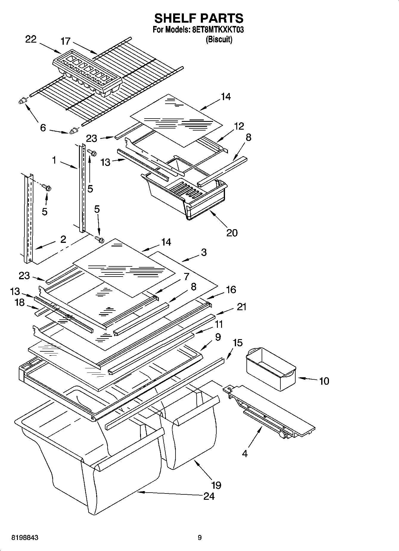 05 - SHELF PARTS, OPTIONAL PARTS
