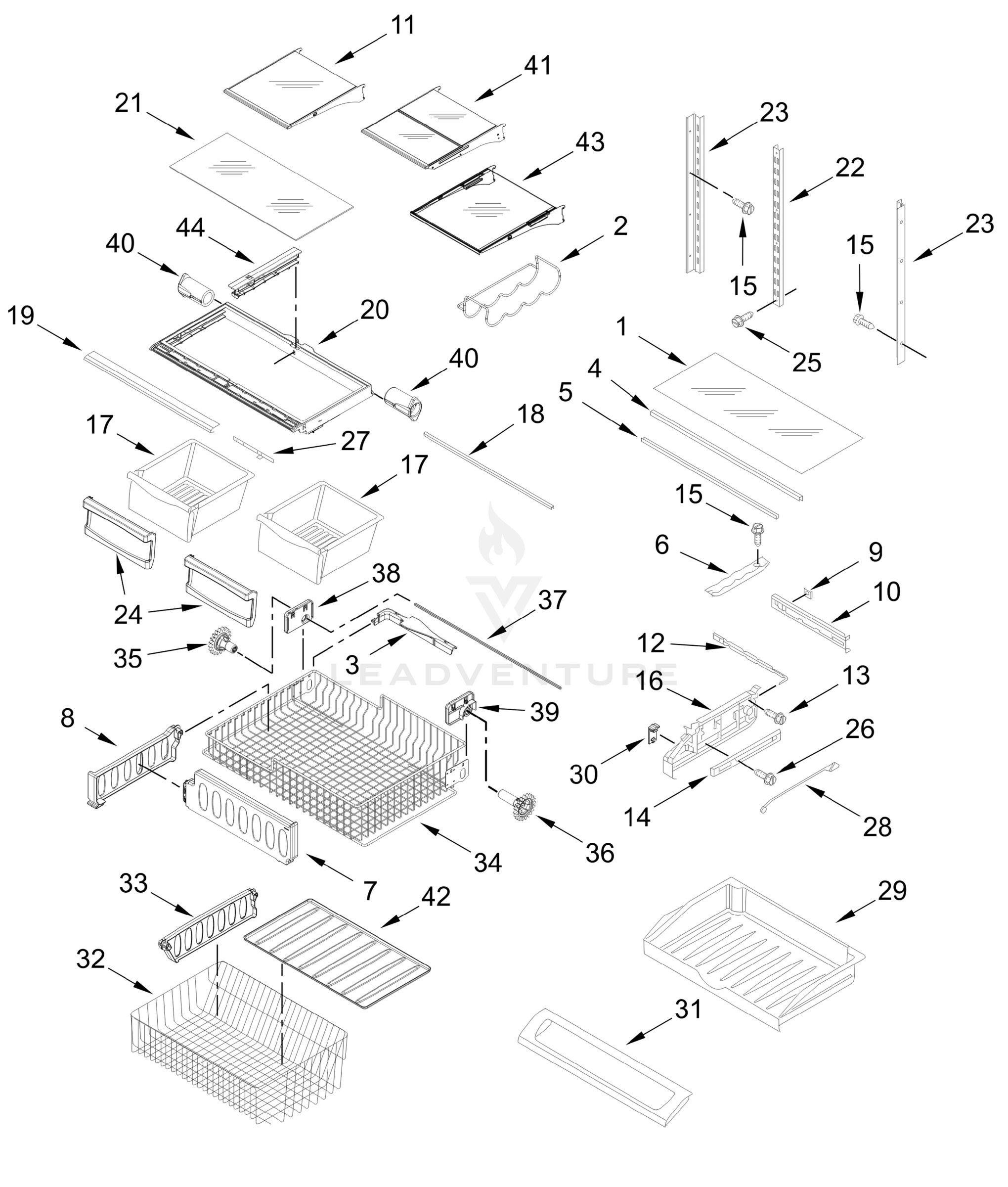 SHELF PARTS