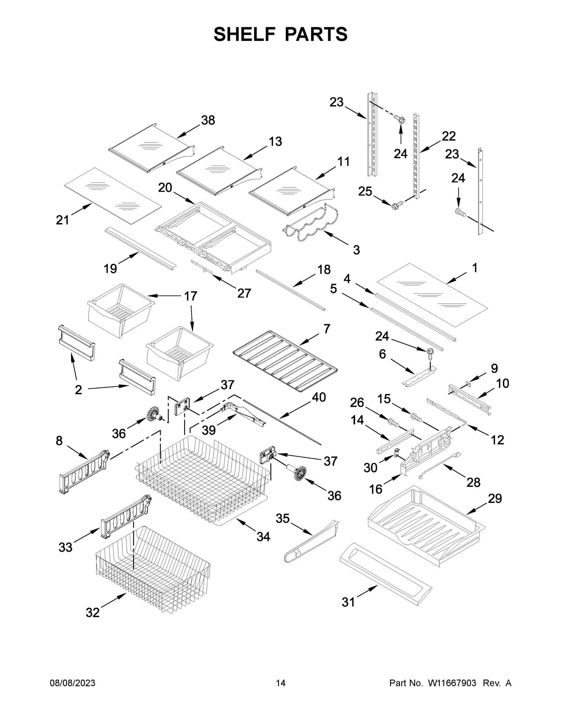 08 - SHELF PARTS