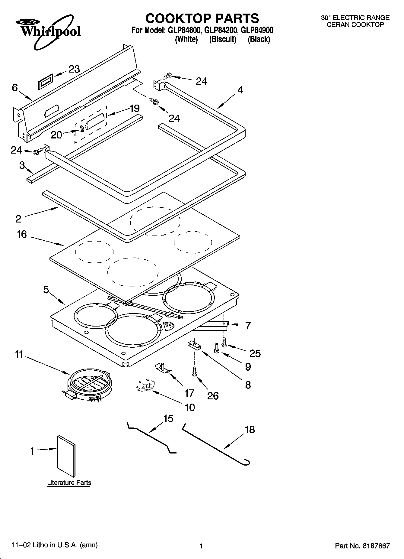 01 - COOKTOP PARTS