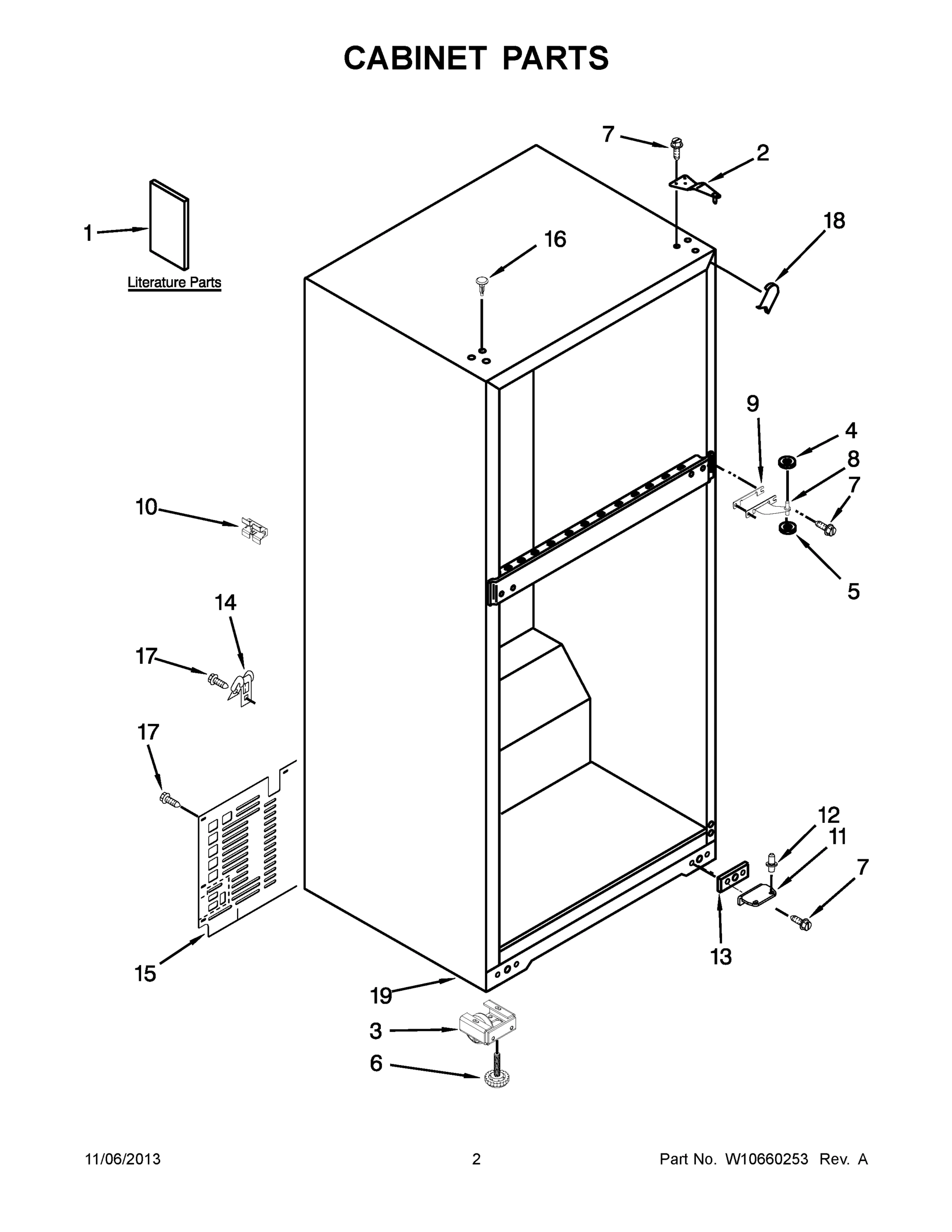 02 - CABINET PARTS