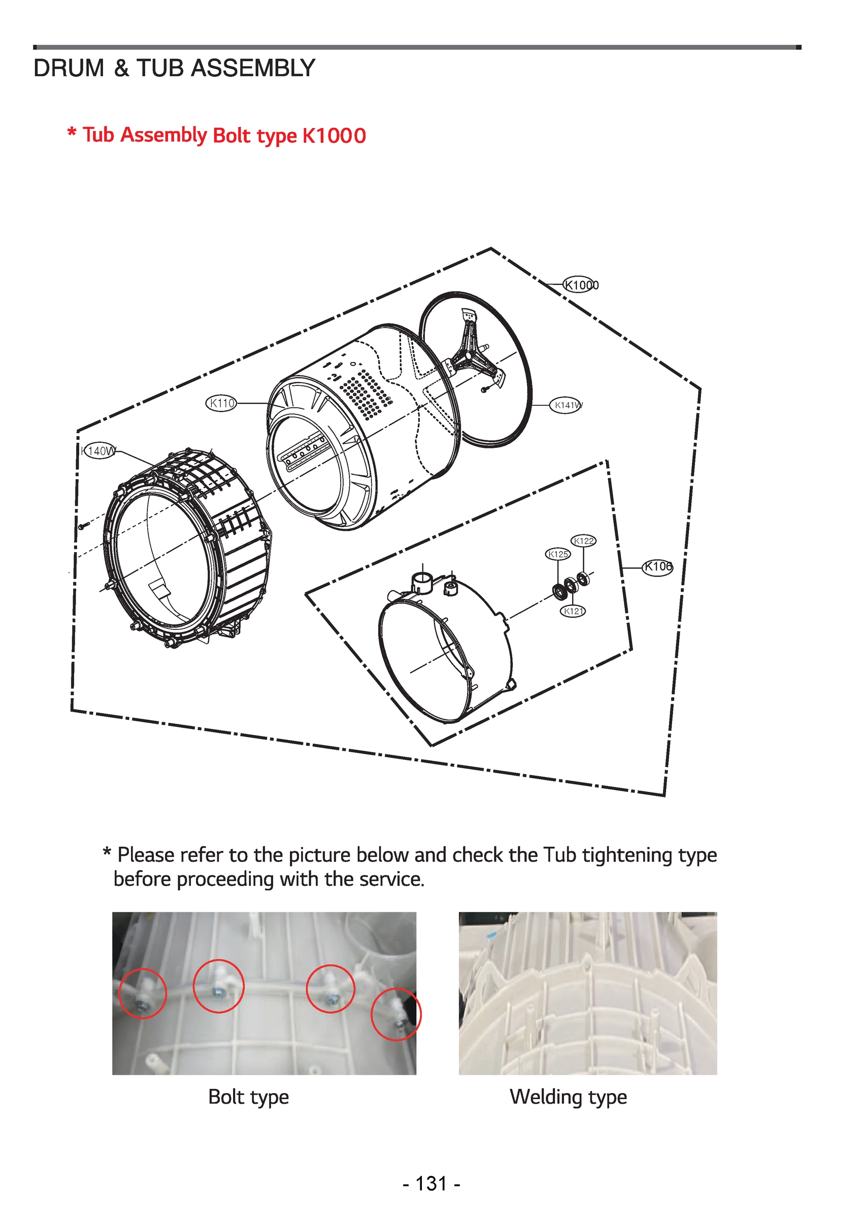 DRUM & TUB ASSEMBLY