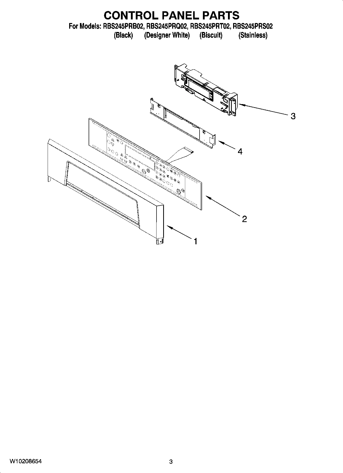 02 - CONTROL PANEL PARTS