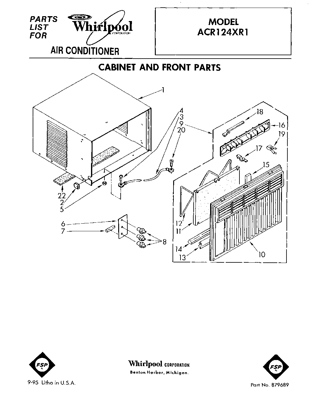 01 - CABINET AND FRONT