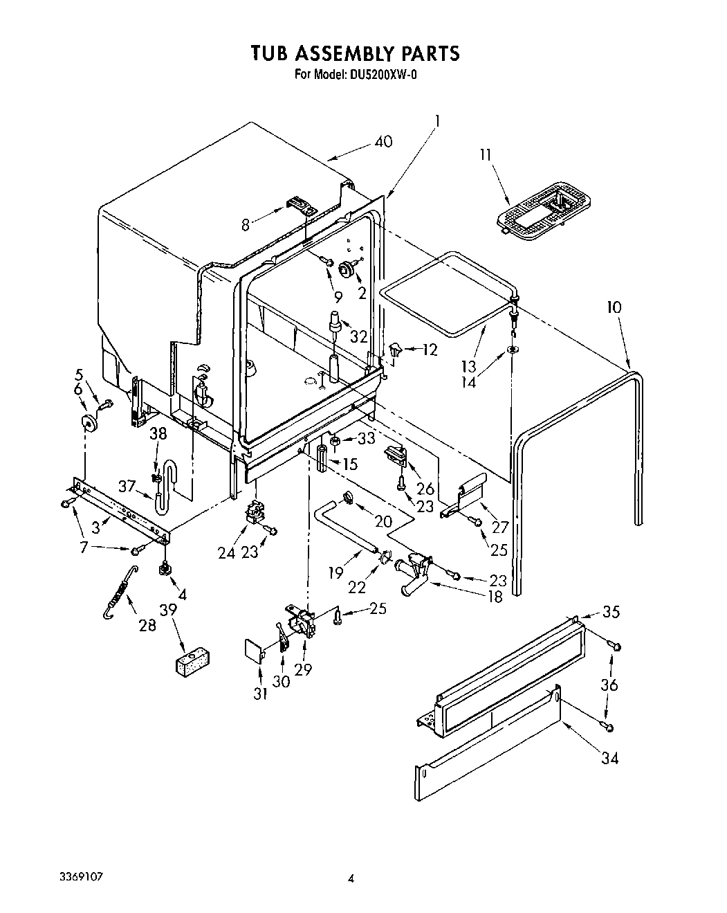 03 - TUB ASSEMBLY