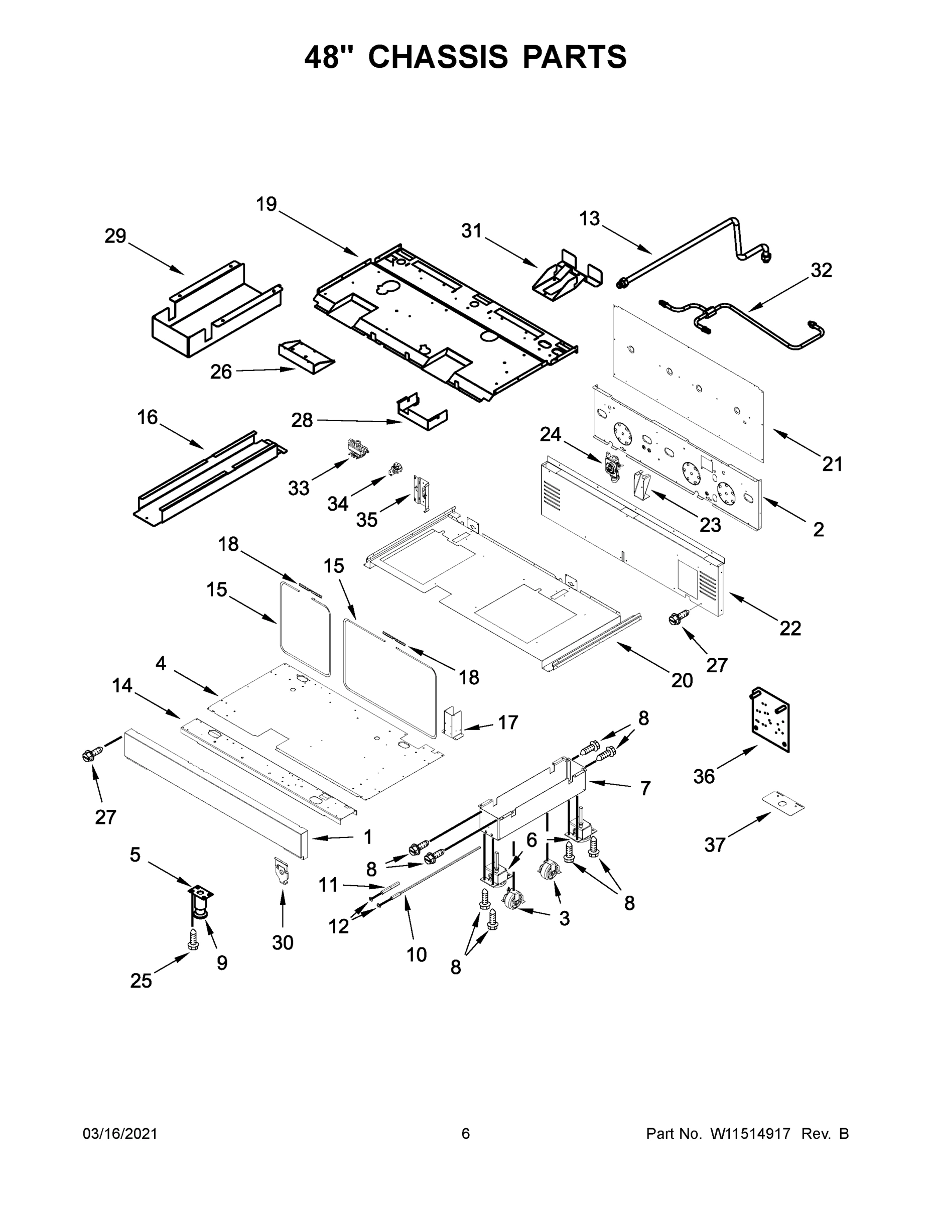 04 - 48" CHASSIS PARTS