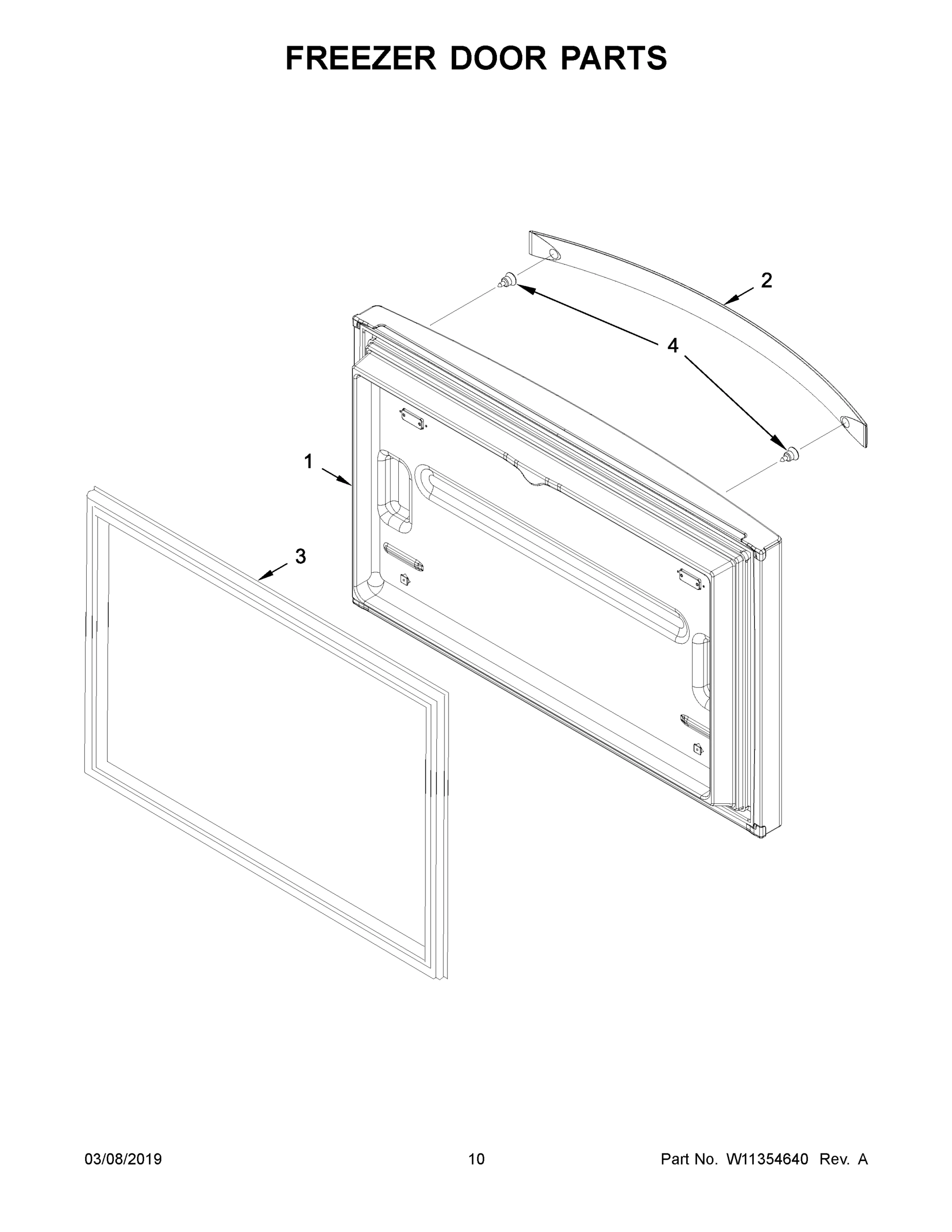 06 - FREEZER DOOR PARTS