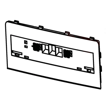 MCK70028801 LG Refrigerator Display Cover