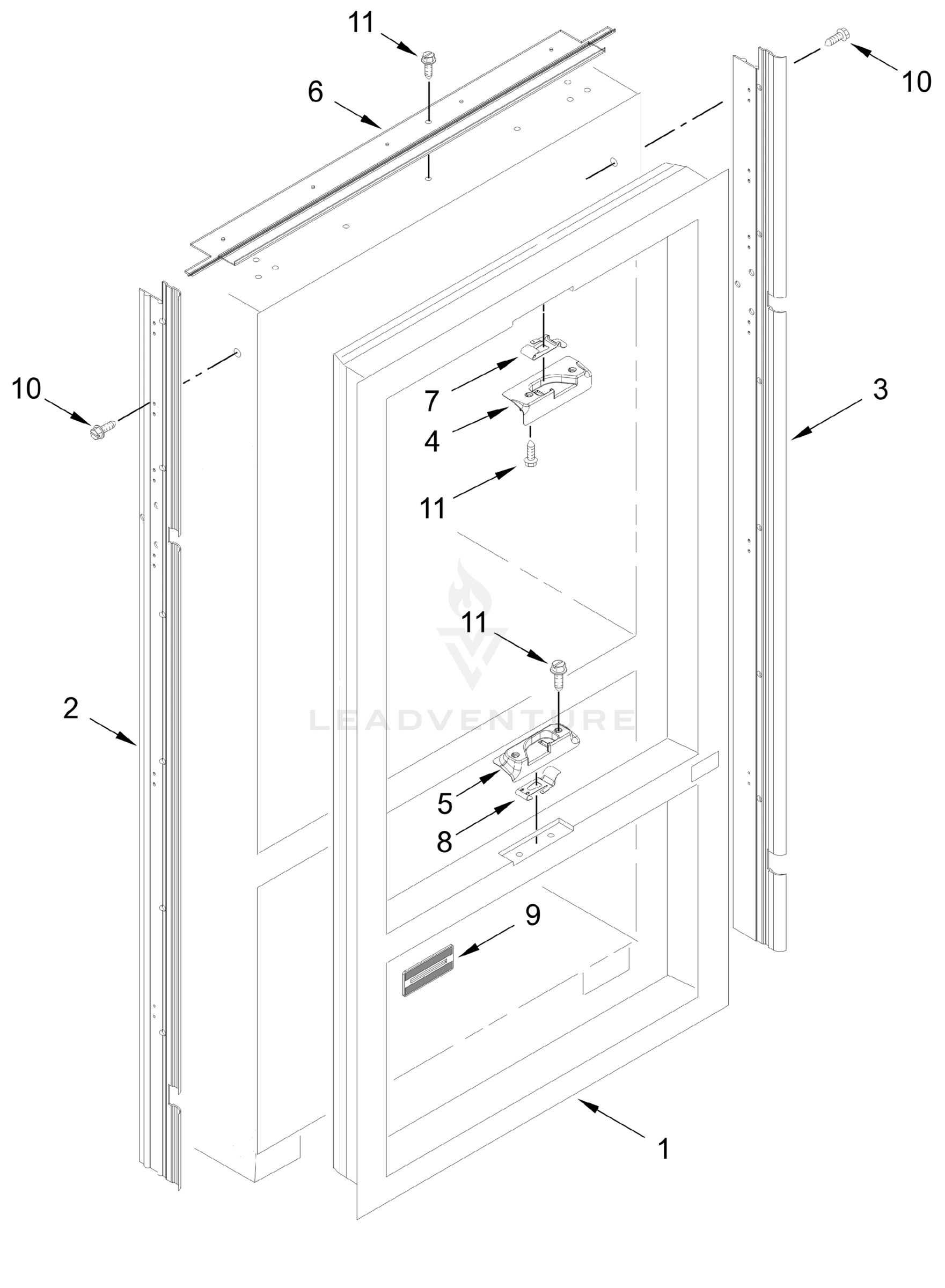 CABINET TRIM PARTS
