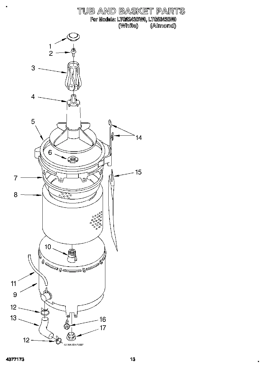 10 - TUB AND BASKET