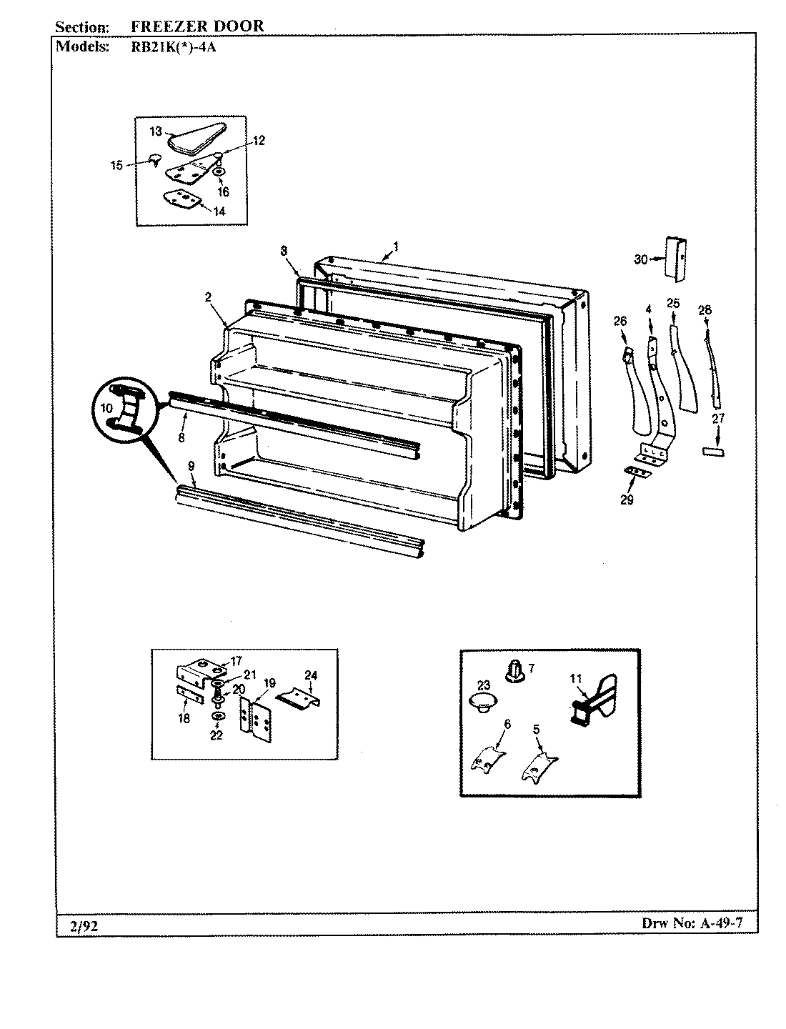 03 - FREEZER DOOR