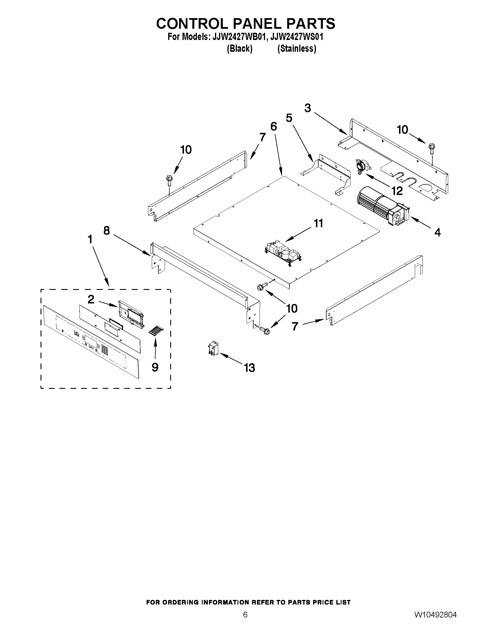04 - CONTROL PANEL PARTS