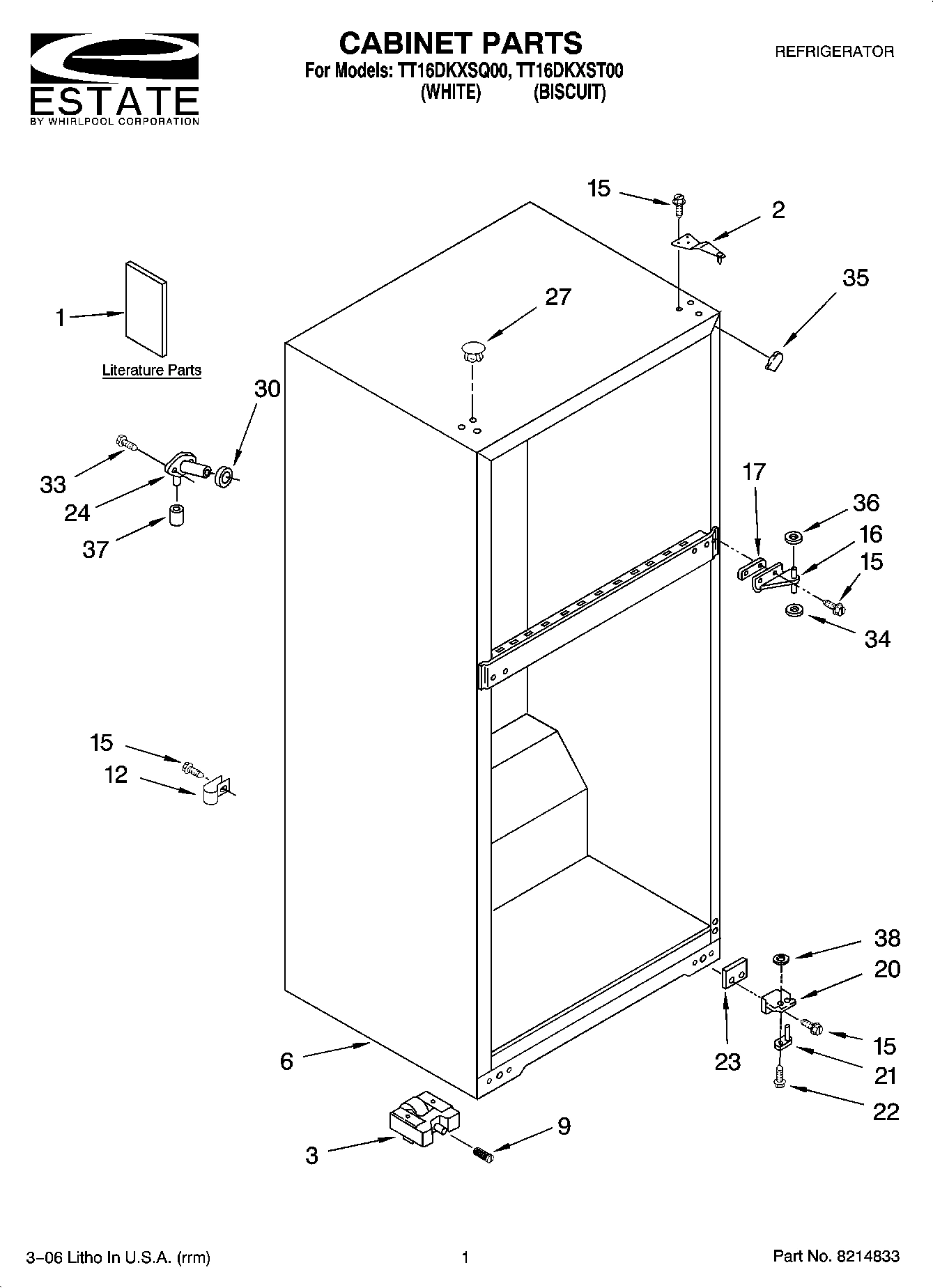 01 - CABINET PARTS