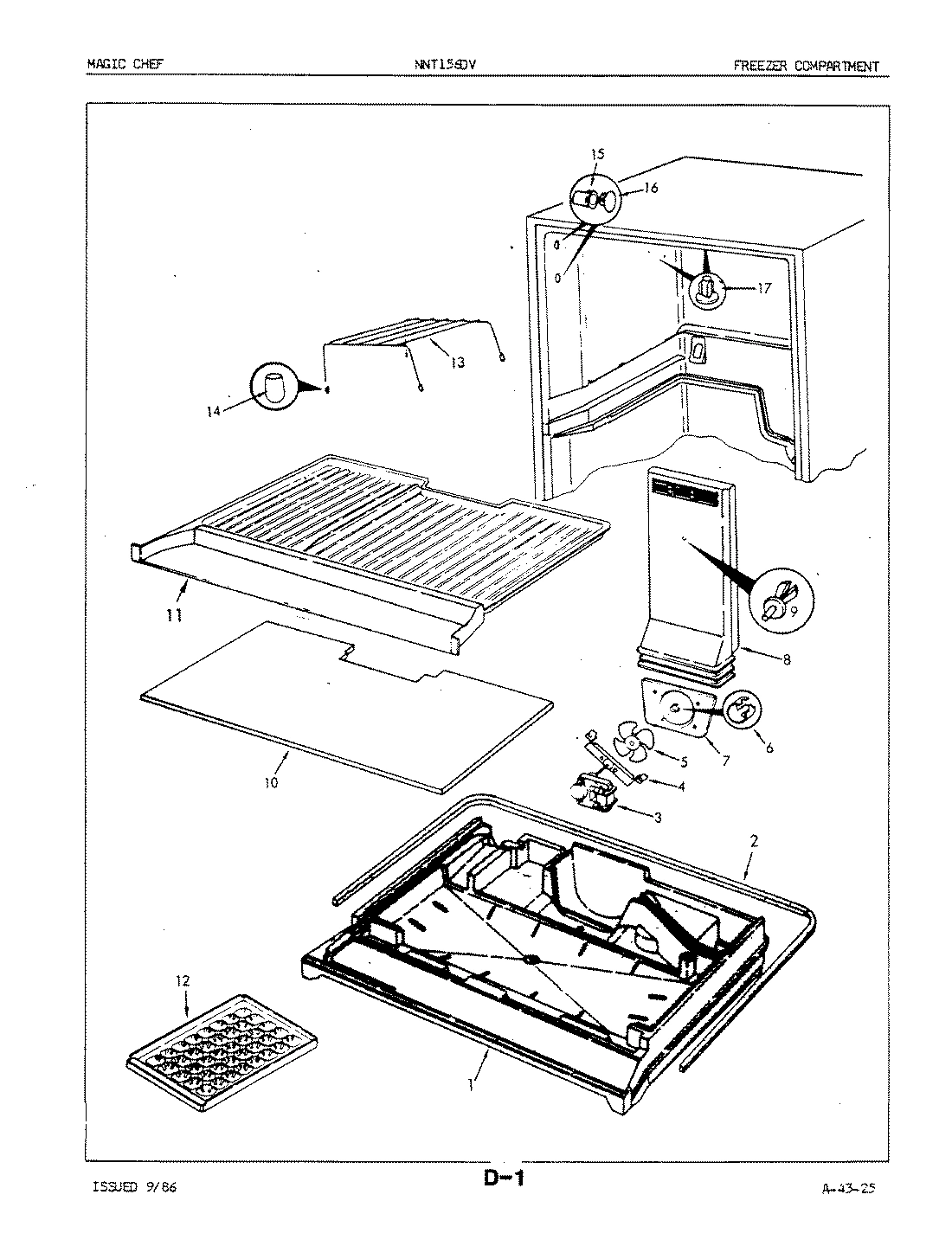 01 - FREEZER COMPARTMENT