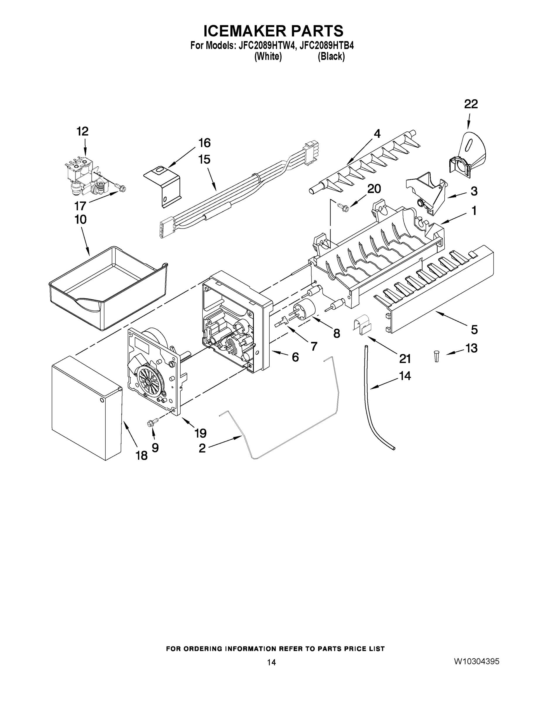 08 - ICEMAKER PARTS