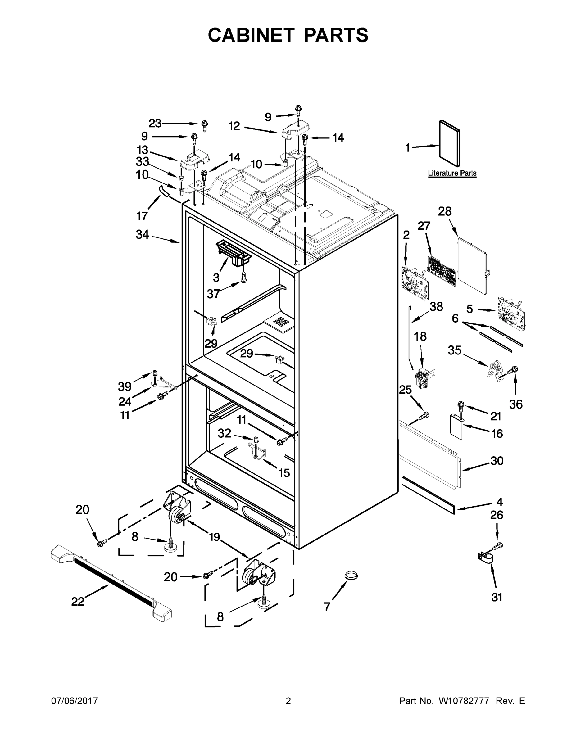 02 - CABINET PARTS