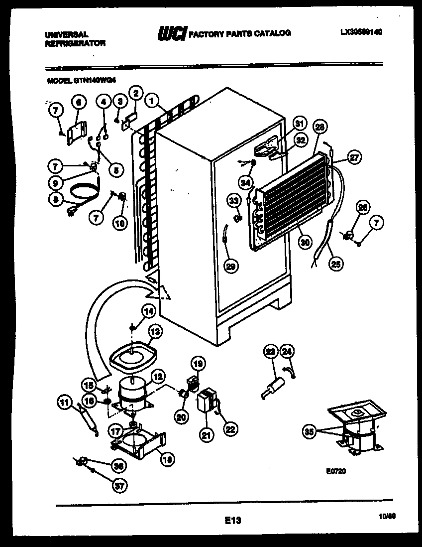 05 - SYSTEM AND AUTOMATIC DEFROST PARTS