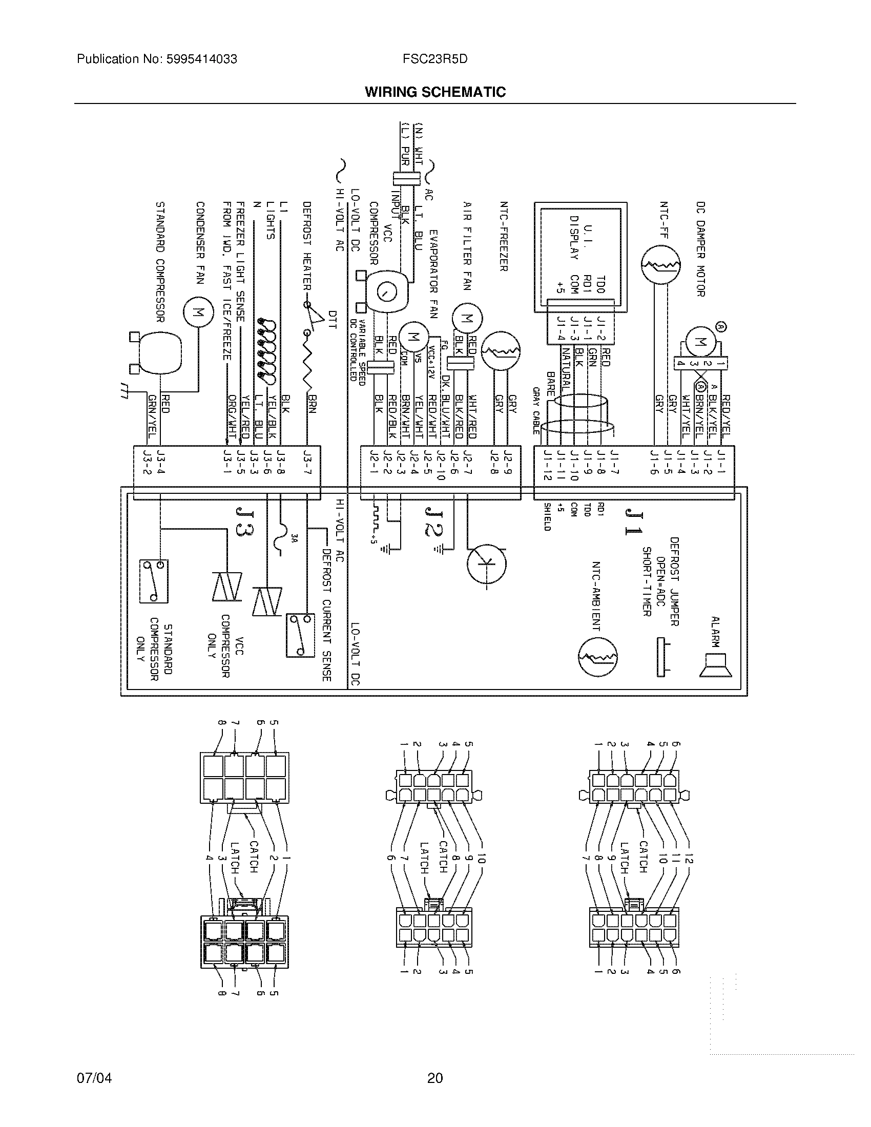 20 - WIRING SCHEMATIC
