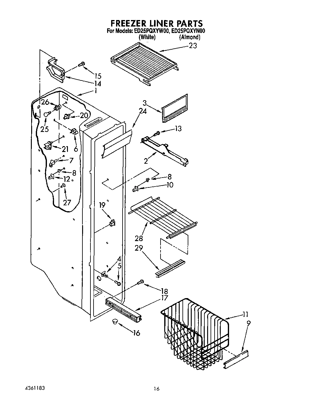 11 - FREEZER LINER