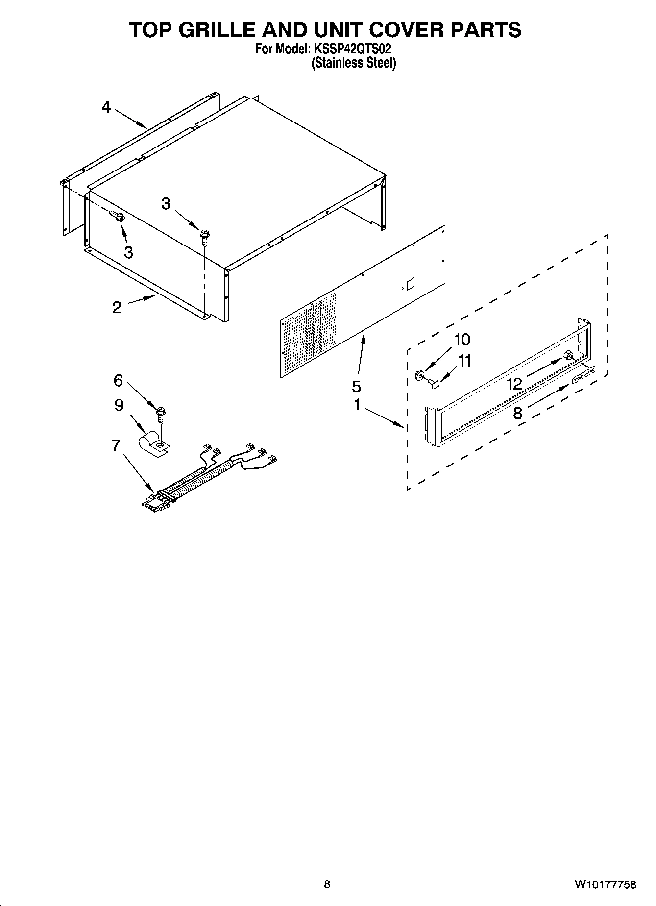 06 - TOP GRILLE AND UNIT COVER PARTS