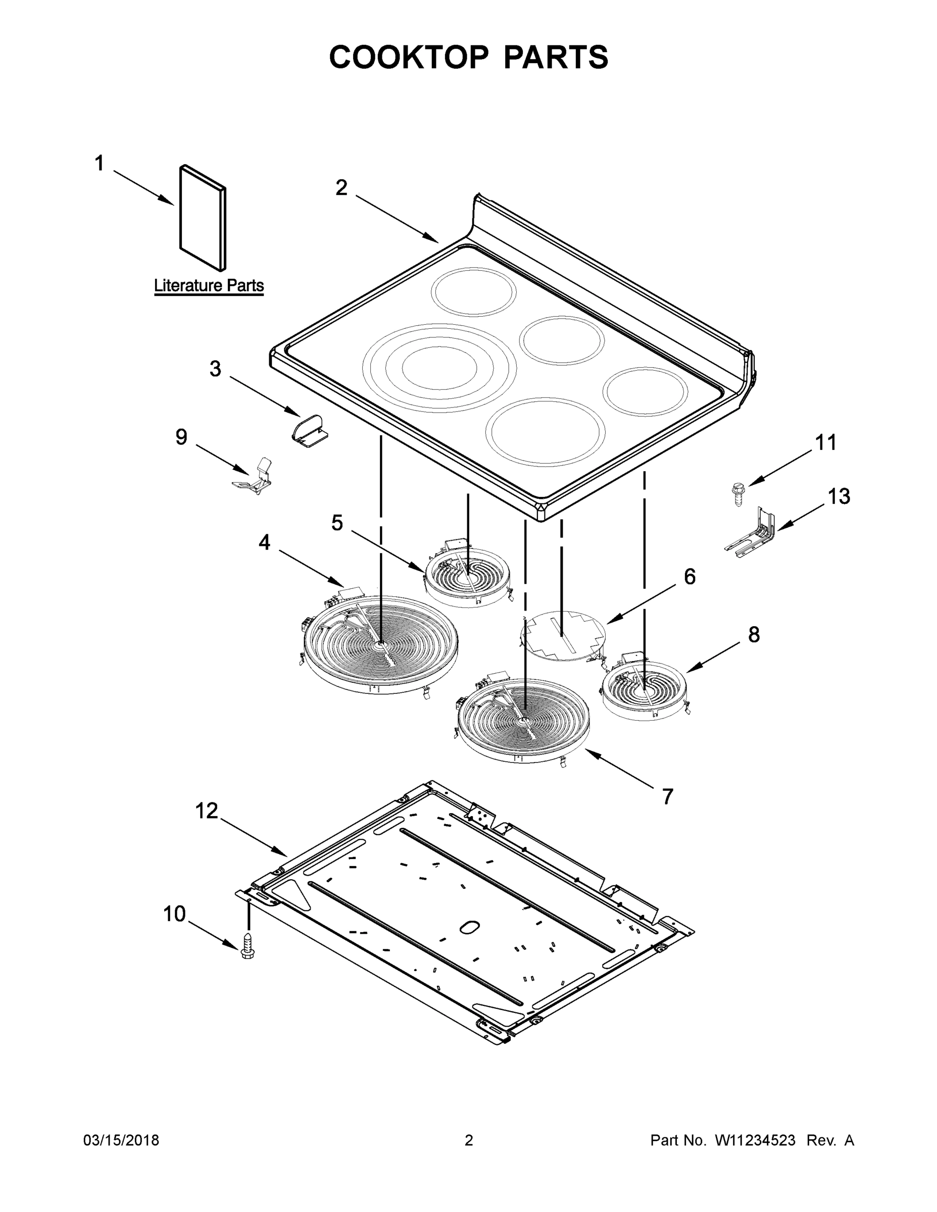 02 - COOKTOP PARTS
