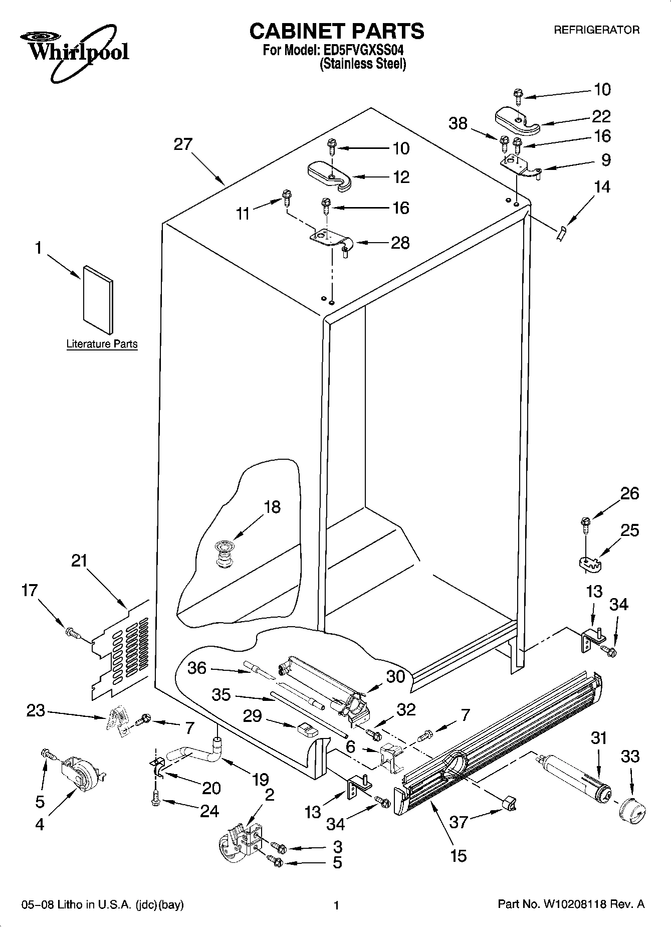 01 - CABINET PARTS