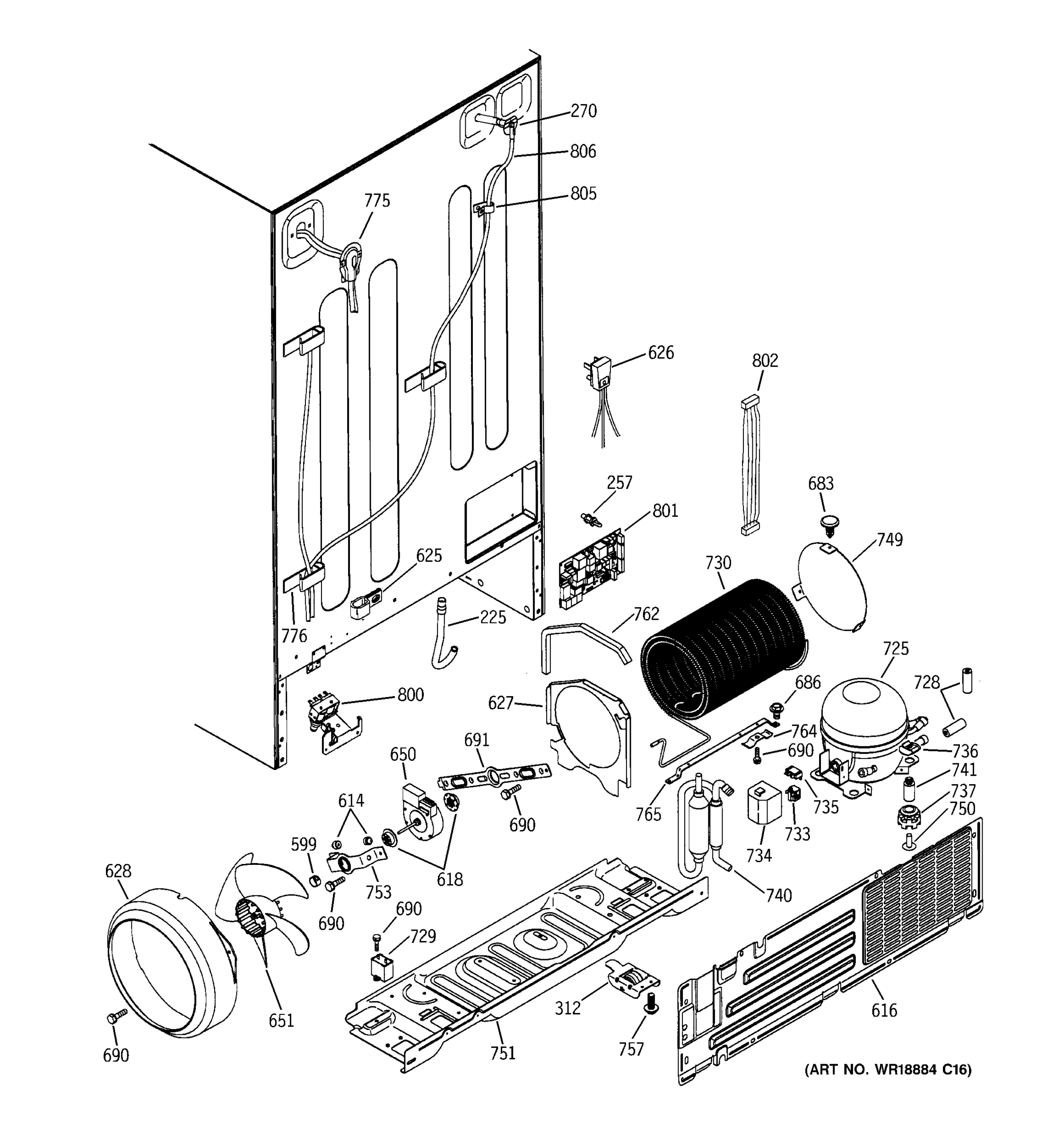 SEALED SYSTEM & MOTHER BOARD