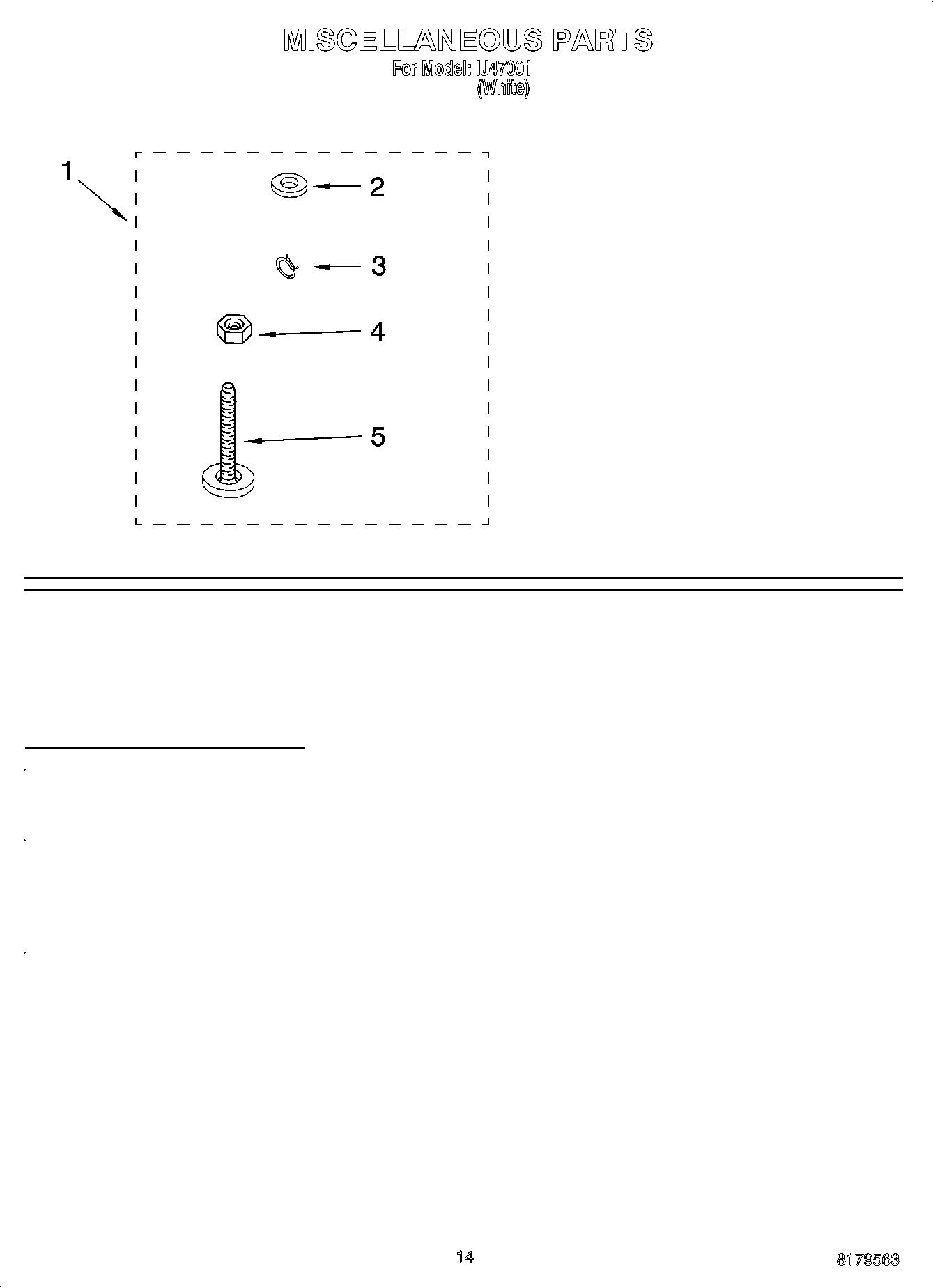 10 - MISCELLANEOUS PARTS, OPTIONAL PARTS (NOT INCLUDED)
