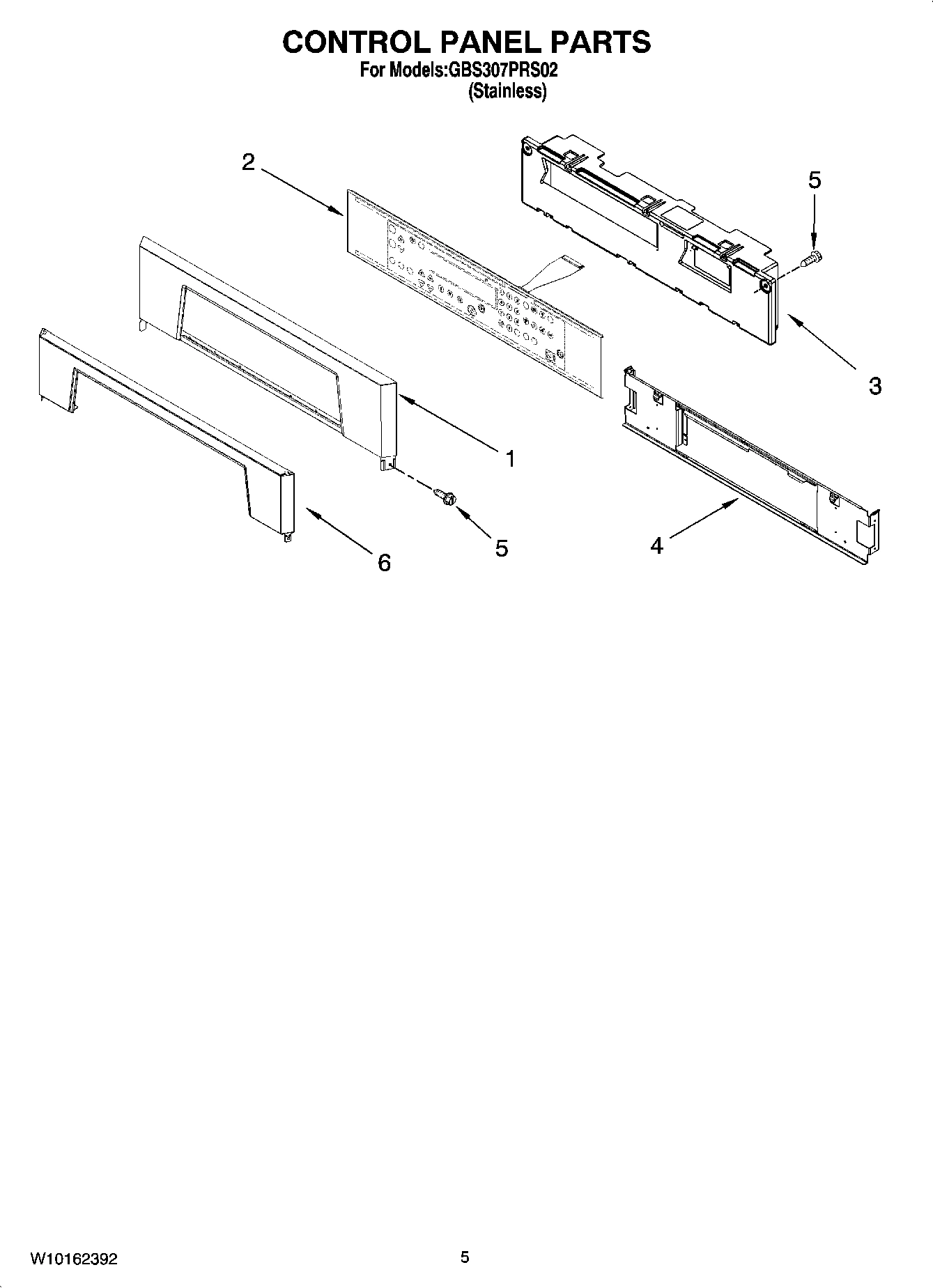 04 - CONTROL PANEL PARTS