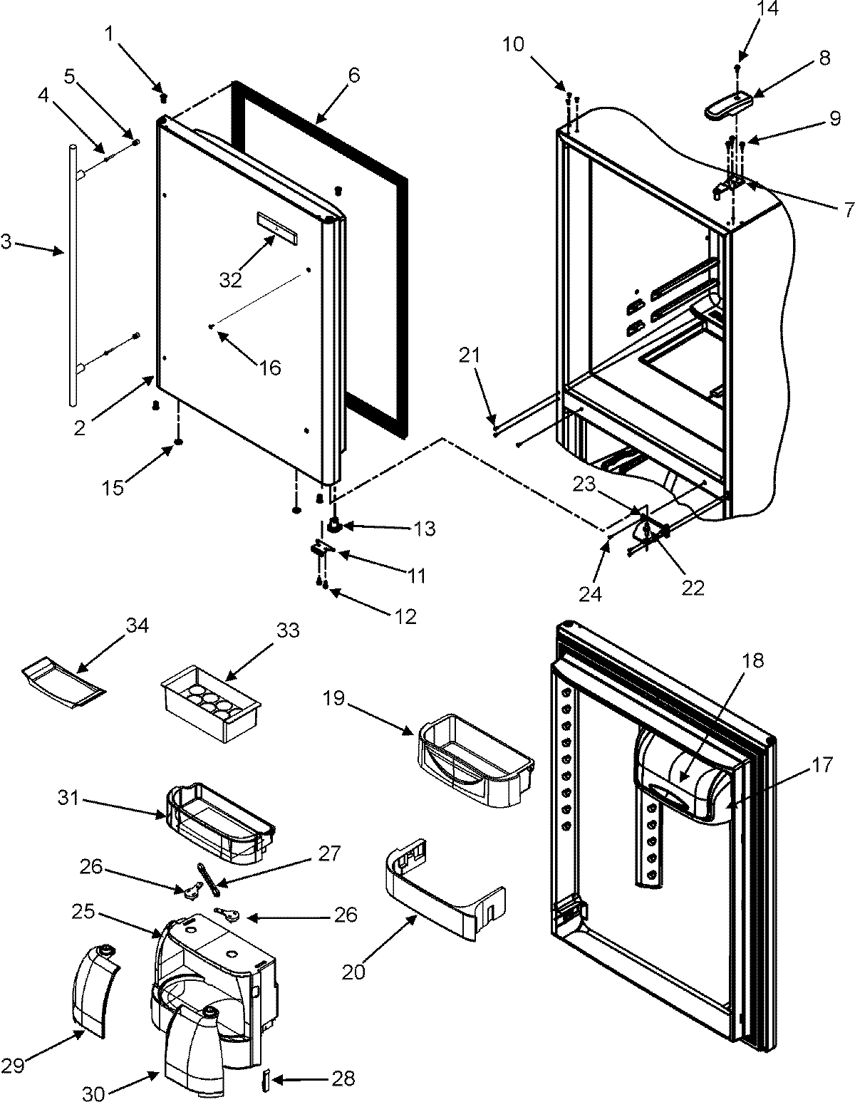 11 - REFRIGERATOR DOOR